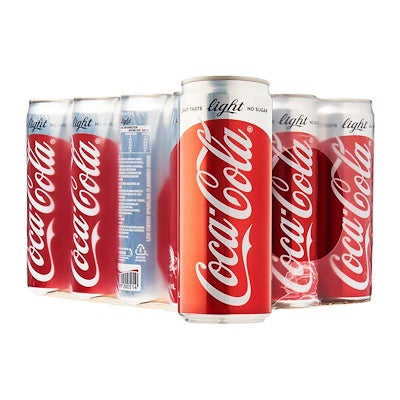 Coca-Cola Coke Light Canned Drinks