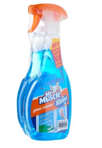 Mr Muscle Kiwi Kleen Glass Cleaner With Refill Pack