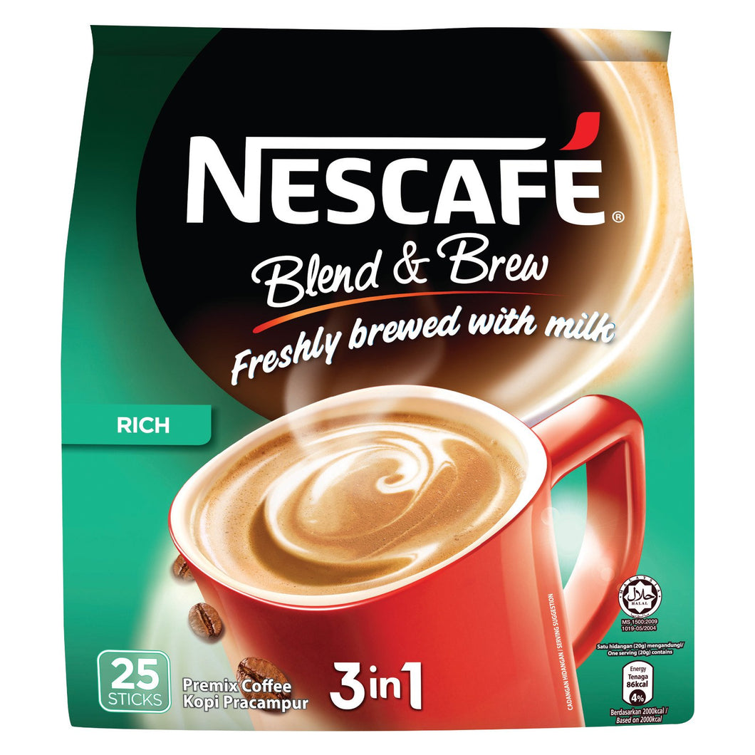 Nescafe Blend & Brew Rich 3-in-1 Instant Coffee