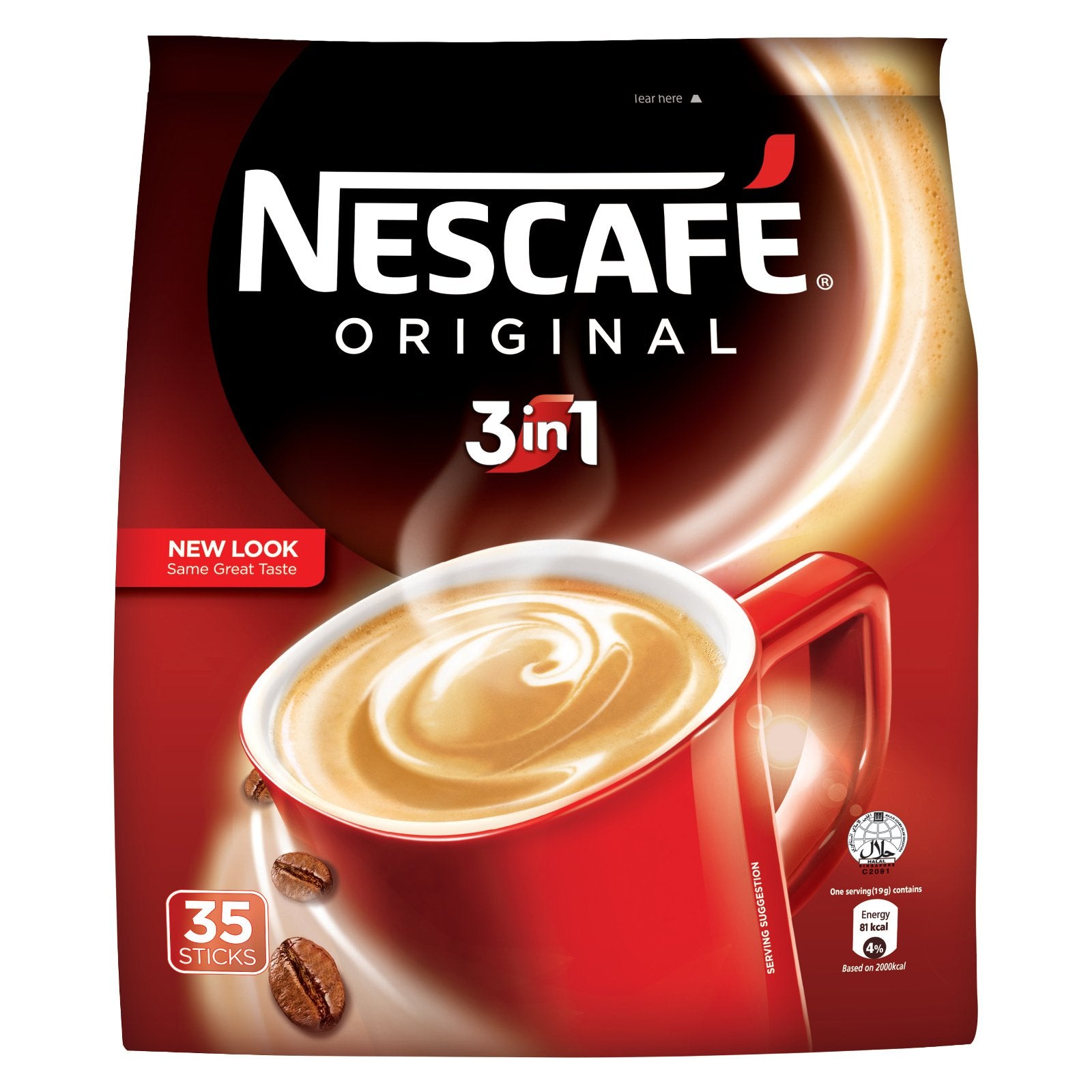 Nescafé 3 in 1 Instant Coffee Sticks ORIGINAL - Best Asian Coffee Imported  from Nestle Malaysia 