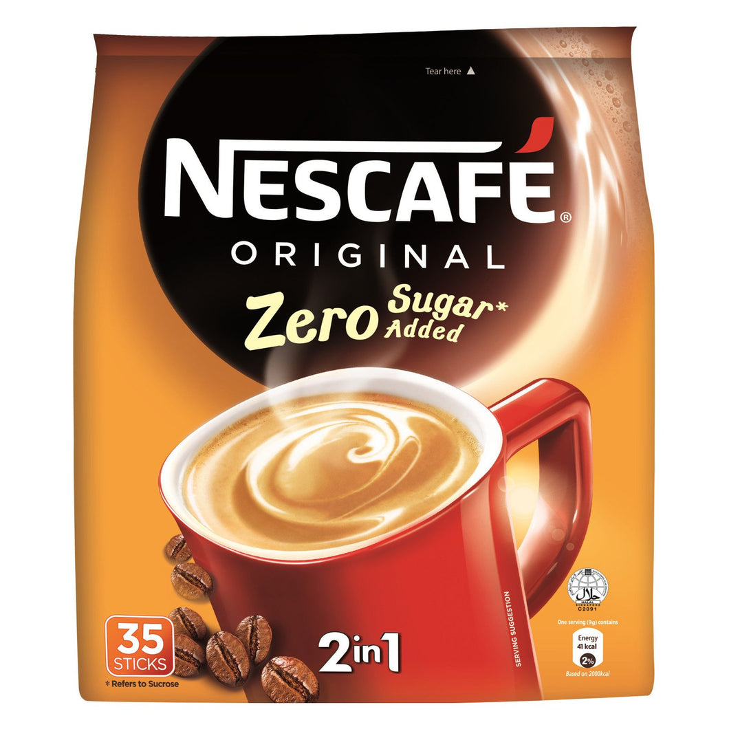 Nescafe Original 2-in-1 Zero Sugar Added