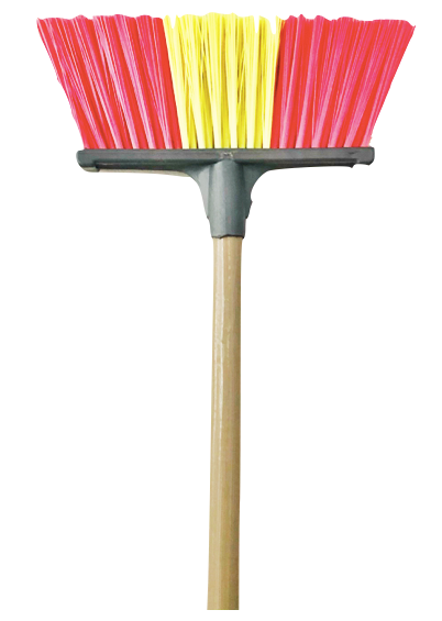 Plastic Broom (Hard Bristles)